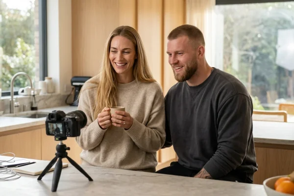 Pikaluistelija Jutta Leerdam ja nyrkkeilijä Jake Paul
